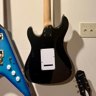 Aria Pro II 714-STD Black Pearl Guard Super Strat NEW! B-Stock Scratch & Dent image 4