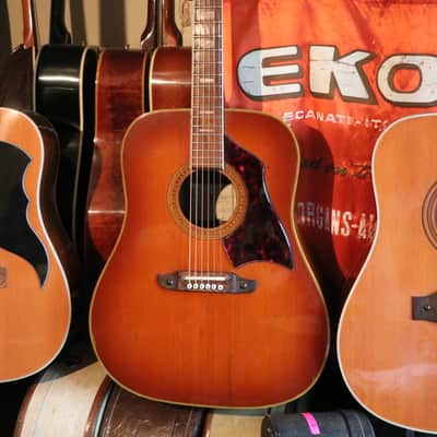 ∞ Rare Early Eko Rio Bravo 6 c.1968 Sunburst + Pro Setup ∞ image 1