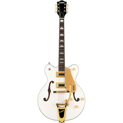 Gretsch Guitars  G5422TG Electromatic Classic Hollowbody Double-Cut With Bigsby and Gold Hardware Electric Guitar  2023 - Snow Crest White image 4