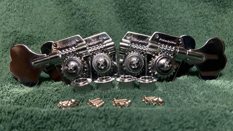 Rickenbacker Bass Tuners Chrome image 1