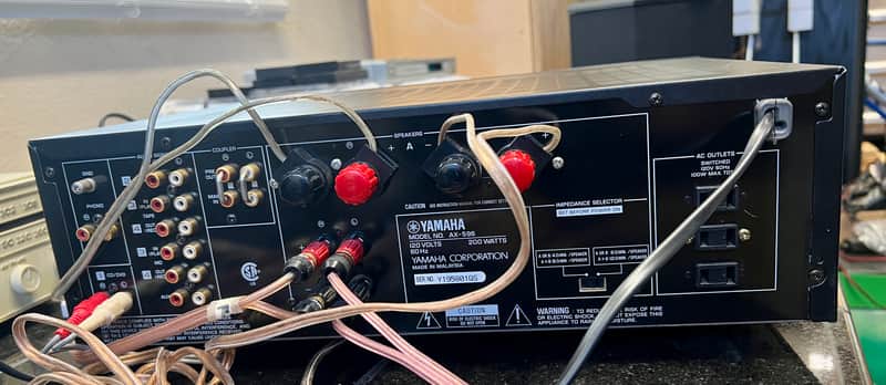 Yamaha AX-596 Natural Sound Stereo Integrated Amplifier- | Reverb