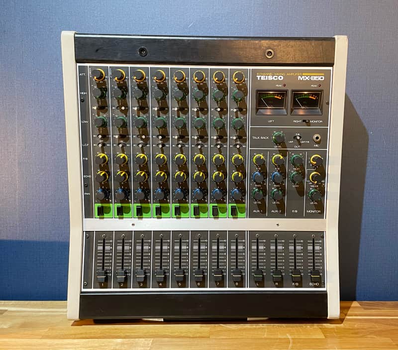 Ultra Rare] Teisco MX-850 Vintage Analog 8-Channel Mixer Wonderful