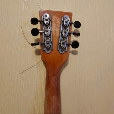 Balalayka Folk Instrument Hand Painted Ukrainian 6 String Village Balalaika image 4