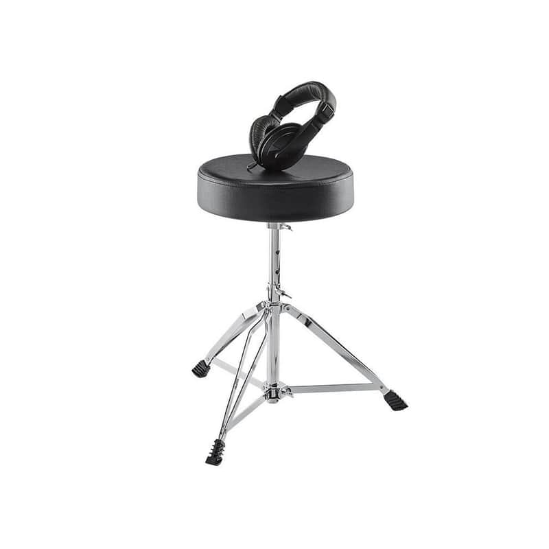 Alesis Drum Essentials Bundle Drum Throne and Headphones Add-On Pack image 1