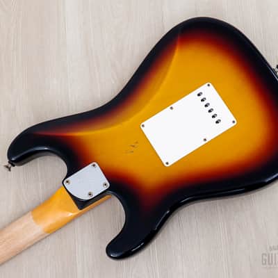 Fender Custom Shop Postmodern Stratocaster Journeyman Relic Bleached Three-Tone Sunburst image 11