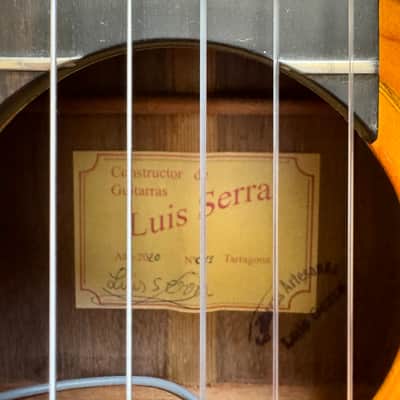 Luis Serra 2020 Classical Guitar with Cutaway image 4