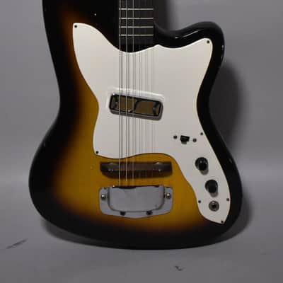 1966 Holiday (Harmony) H14 'Bobkat' Electric Guitar w/OSSC image 2