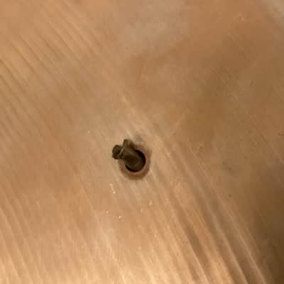 24” Avedis Zildjian Sizzle Ride Cymbal - late 50s / 1950s small stamp - medium 3424 grams image 8