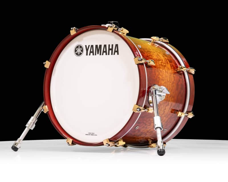 Yamaha PHX 18x14 Ash Bass Drum - Textured Amber Sunburst image 1