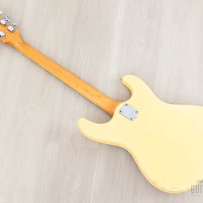 1970s Mosrite Ventures Model “Avenger” Vintage Electric Guitar White w/ Moseley Vibrato, Firstman Japan image 13
