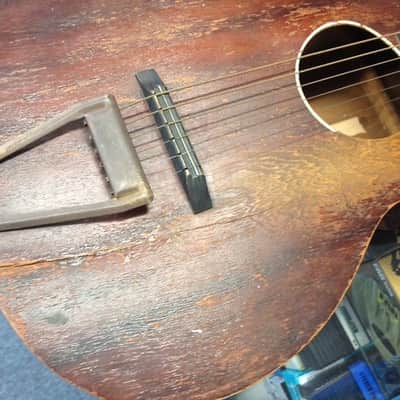 Cowboy Loye Parlor acoustic guitar 1930's rare vintage old antique image 22