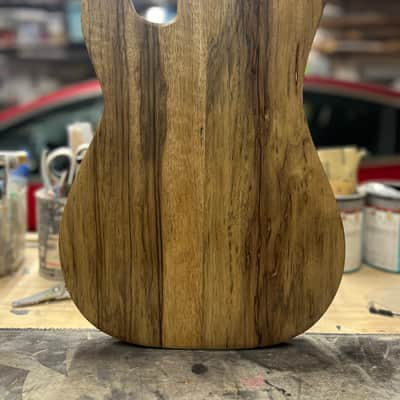 Madlad Instruments Exotic Finished Black Limba PJ-Route Precision Bass PBass Body (sourced and made with pride in north Texas) - Semi-Gloss Poly Finish image 2