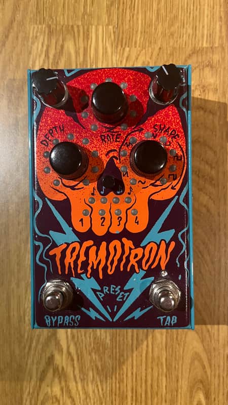 Stone Deaf FX Tremotron Analog Tremolo 2010s - Blue/Orange image 1