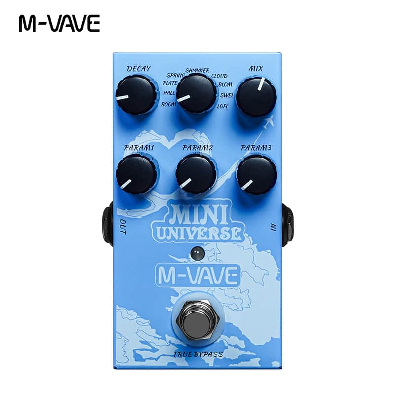 M-vave Universe Digital Reverb Effects For Electrical Guitar And Bass image 1