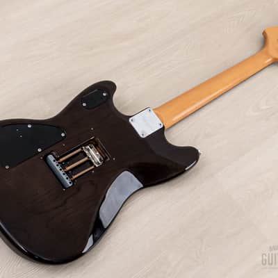 1991 Levinson Blade MG-2 Offset Electric Guitar Trans Black w/ Active EQ/Boost, Japan image 14