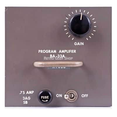 RCA BA-33A Program Amplifier Microphone Preamplifier Vintage Rare BA33A Mic Pre image 2
