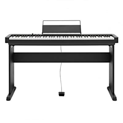 Casio CDP-S360 88-Key Compact Digital Piano w/CS-46P Wooden Stand Bundle - Black Finish