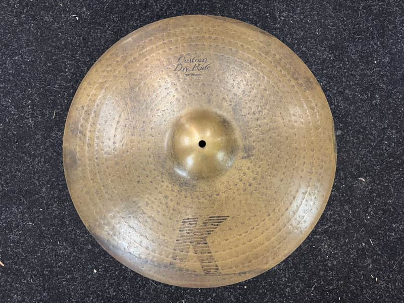 Zildjian 20" K Custom Dry Ride Cymbal 1989 - 2019 - Traditional image 1