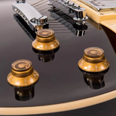 Vintage V100 Premium Electric Guitar | Gloss Black | V100BLK Limited Edition image 4