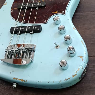 Mayones Jabba 4 Relic - Monolith custom satin image 5