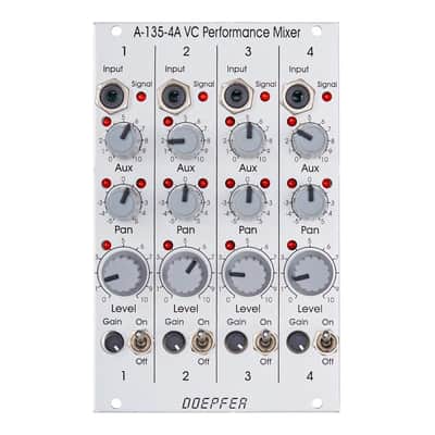 Doepfer A-135-4A/B Eurorack VC Performance Mixer Module imagen 4