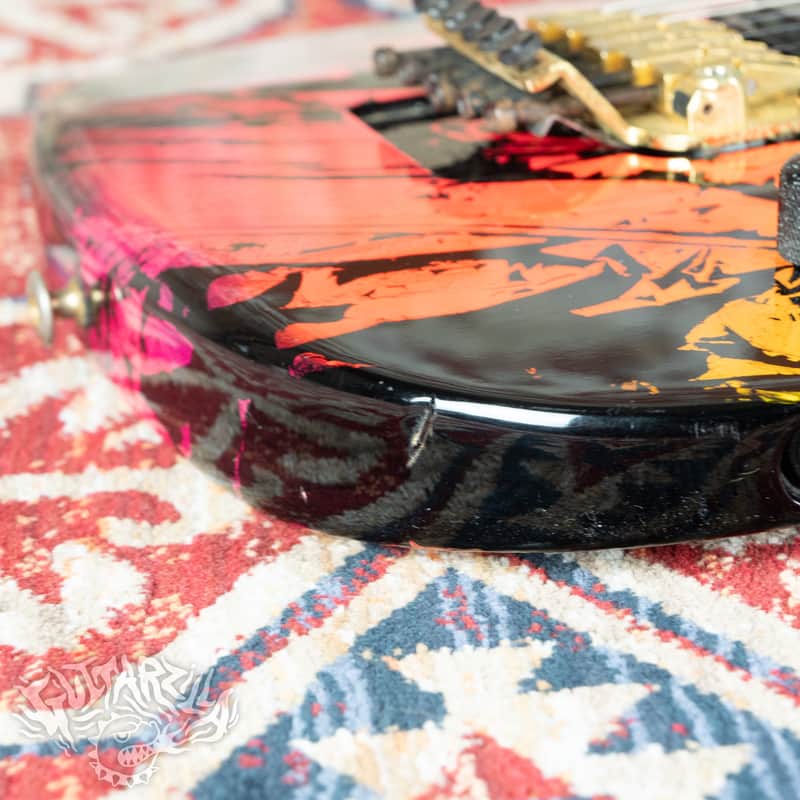 Aria Pro II MA-650 Magna Series 1990's Rainbow Splatter MIJ Japan