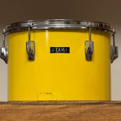 1970's Tama Imperialstar 13" Concert Tom 9x13 W Re-Rings Yellow image 2