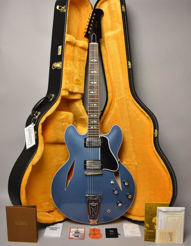 2025 Gibson Custom '64 Trini Lopez Standard VOS Pelham Blue w/OHSC image 1