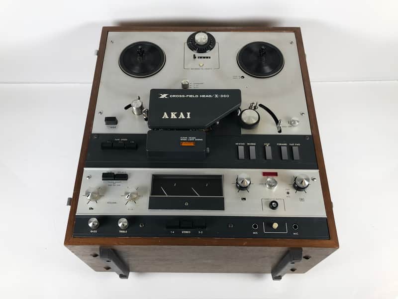 Vintage Akai X-360D X Cross-Field Head Reel to Reel Player | Reverb