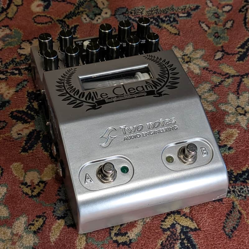 Two Notes Le Clean Dual Channel Tube Preamp 2010s - Silver image 1