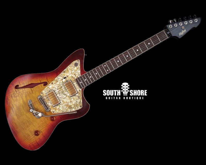 Rufini Guitars Montefalco Custom 2022 Sunburst w/ Quilted Maple Top, NEW (Authorized Dealer) image 1