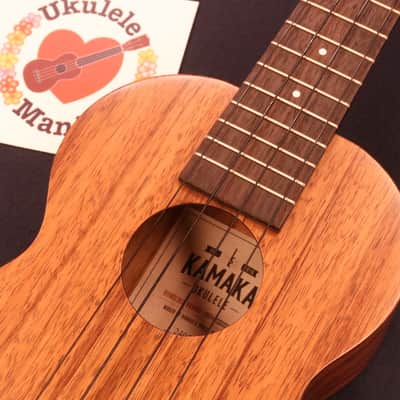 Kamaka HF-2 Curly Hawaiian Koa Concert Ukulele #5401 image 4