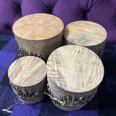 Native/African/Moroccan Drums 4pc Animal Skin image 5