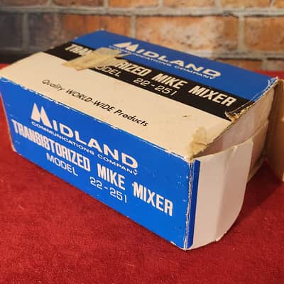 Midland 22-251 Transistorized Mike Mixer w/ Original Box Bild 8