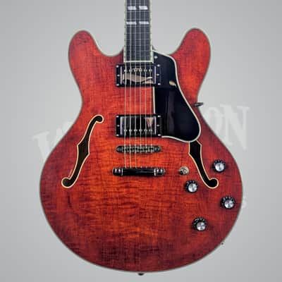 Eastman T486 Semi-Hollow Electric Guitar with Hardshell Case image 10