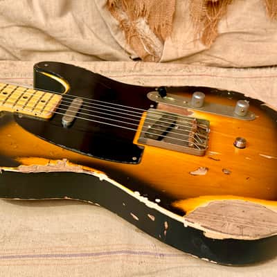 Nash T-52 with B Bender System 2022 - 2 Tone Sunburst image 10