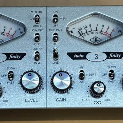 Universal Audio 4-710d 4-Channel Microphone Preamp 2010 - Present - SIlver image 2