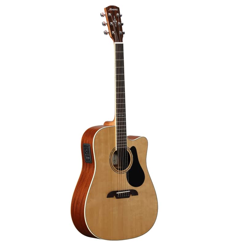 Alvarez AD60CE - Dreadnought Acoustic / Electric Guitar in Natural Finish image 1