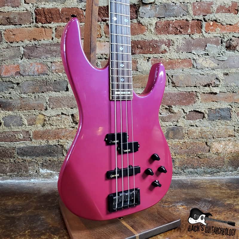 Kramer Spector Forum III Bass w/ OHSC (1980s, Magenta Metallic) image 1