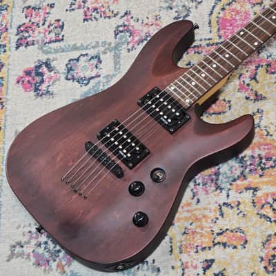 Schecter Omen-6 2001 - 2002 - Walnut Satin image 2