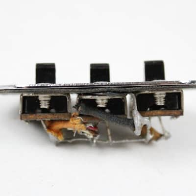 1960s Vintage Fender Jaguar Pickup Selector Switches Control Plate Chrome USA 1960's Pre-CBS image 5