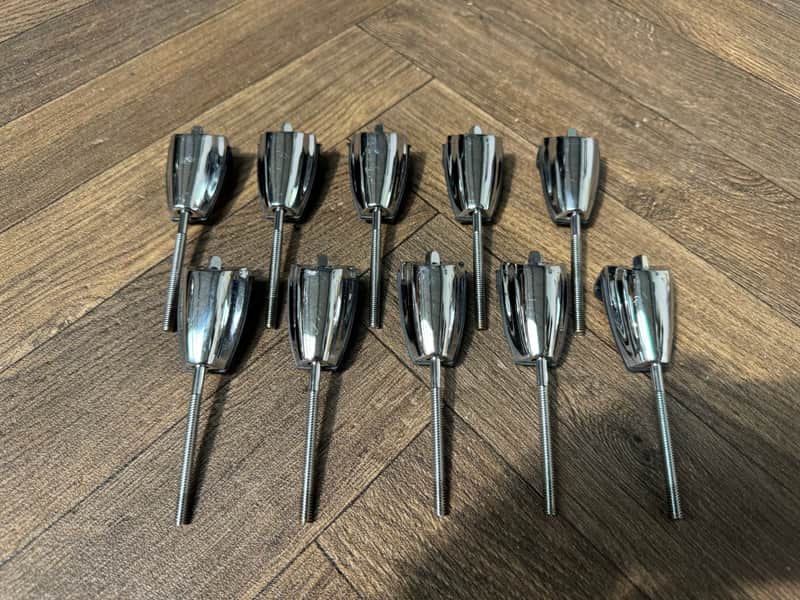 Odery Fluence Bass Drum Tension Rods & Claws Hardware x10 #MD23 image 1