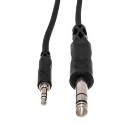 Hosa CMS-110 Stereo Interconnect Cable, 3.5mm TRS to 1/4" TRS - 10 Foot image 3