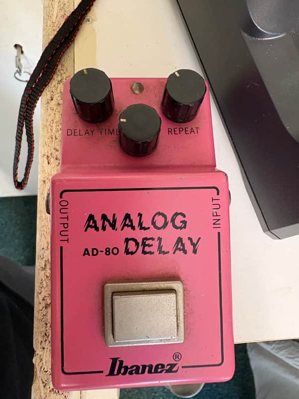Ibanez AD-80 Analog Delay 1981 - Pink image 1
