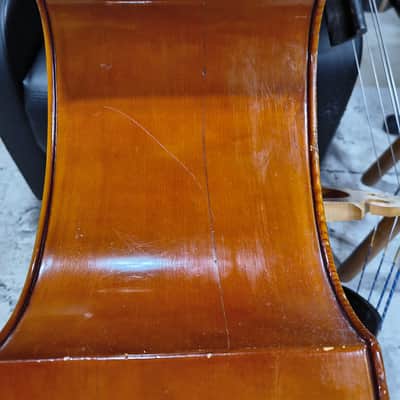 Johannes Kohr K54C 1995 3/4 carved bass image 11