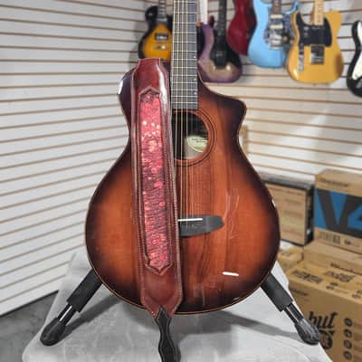 Cajun Bloodline - Handcrafted Full-Grain Leather Guitar Strap with Hair-on Cowhide image 7