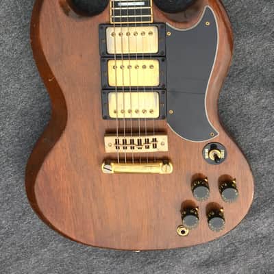 Gibson SG Custom 1973 - Walnut Natural - 3 Pickups image 3