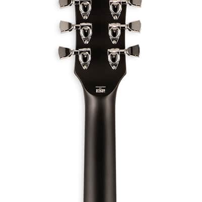 ESP LTD EC-1000 Evertune BB Electric Guitar. Black Satin image 7