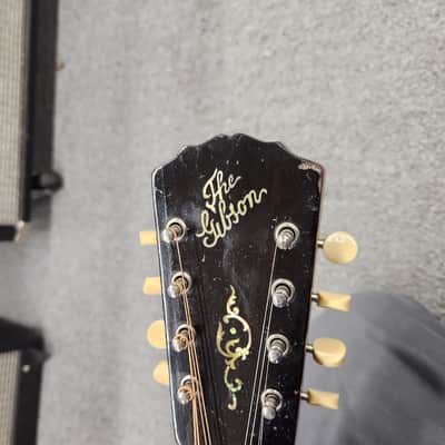 Gibson A3 mandolin 1919 - Ivory (White top) with case image 3