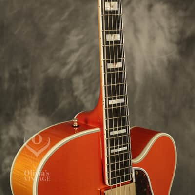 1988 Guild Artist Award in RARE Orange Sunburst w/ flame maple back + sides image 10